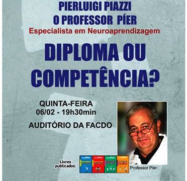 FACDO realiza Palestra com o Professor Pierluigi Piazzi especialista em Neuroaprendizagem