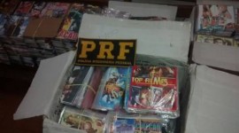 Em Araguaína, PRF Faz apreensão de 5.200 DVDs pirateados