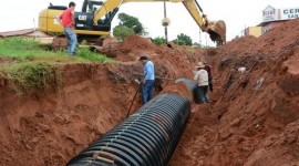 Araguaína Sul recebe drenagem com tubos de tecnologia moderna