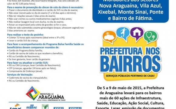 Ronaldo Dimas lança programa “Prefeitura nos Bairros” em Araguaína