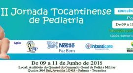 II Jornada Tocantinense de Pediatria abre inscrições
