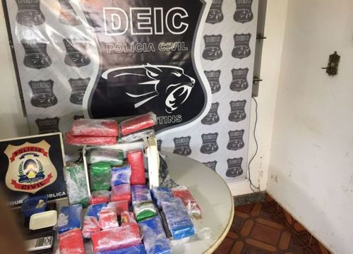 Polícia Civil apreende 15kg de maconha e prende dois homens por tráfico em Araguaína