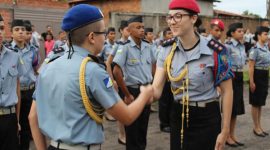 CPM realiza solenidade de entrega da boina azul e incorporação de uniformes em Araguaína