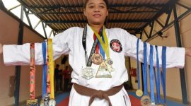 Bons exemplos: karateca araguainense mostra superação de deficiência e conquista mais de 60 medalhas 