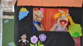 Teatro de fantoches envolve crianças no combate ao Calazar e Dengue
