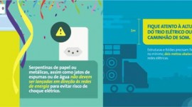 Energisa alerta foliões e comerciantes para um carnaval seguro