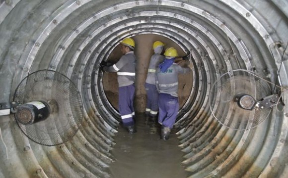 Araguaína recebe túnel subterrâneo de rede de esgoto