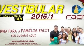 FACIT abre inscrições para o Vestibular 2016