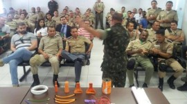 Militares do 2º Batalhão da PM participam de palestra sobre produtos controlados em Araguaína