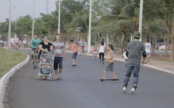 Lazer na Rua será na Avenida Via Lago a partir deste fim de semana