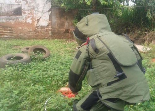 PM frustra roubo a carro forte e realiza detonação de explosivo deixado pelos criminosos durante ação