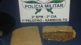 PM prende suspeitos de furto e tráfico de drogas em Xambioá