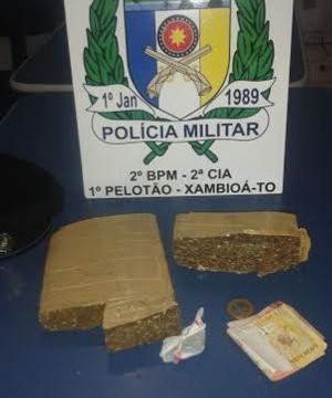 PM prende suspeitos de furto e tráfico de drogas em Xambioá