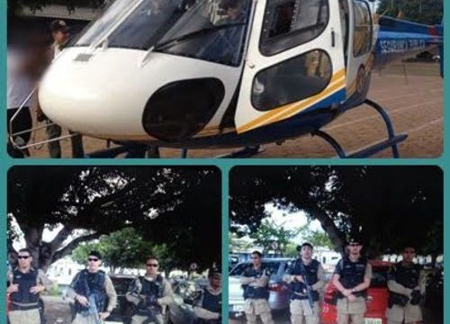 Operação Conjunta entre as Polícias Militar e Civil e Militar acontece em Araguaína com apoio de aeronave da SSP