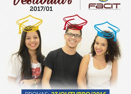 FACIT abre inscrições para o Vestibular 2017/1