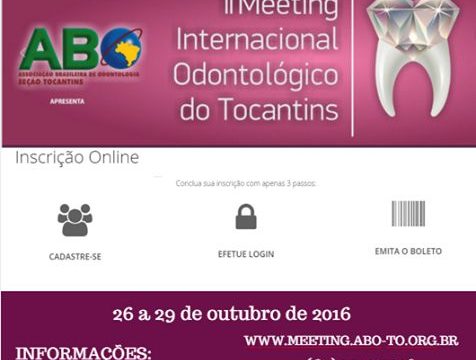 Inscrições online para o II Meeting encerram dia 17 deste mês