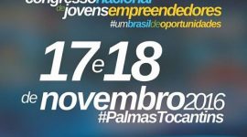 Palmas vai sediar o 22º Congresso Nacional de Jovens Empreendedores