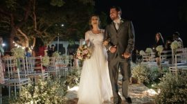 Primeiro casamento no Parque Cimba encanta noivos e visitantes 