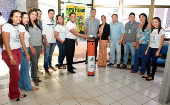 Projeto Papa-Pilhas instala mais dois ecopontos de coleta de baterias domésticas em Araguaína