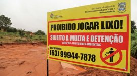 Combate ao descarte irregular de lixo é intensificado em Araguaína