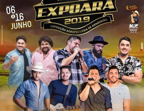 EXPOARA 2019 – Divulga atrações musicais