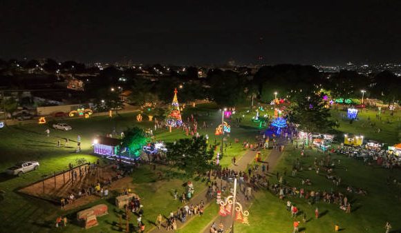 Mais de 5.500 pessoas vão ao Parque Cimba para o lançamento do Araguaína Iluminada e da Vila de Natal