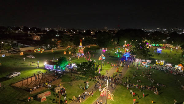 Mais de 5.500 pessoas vão ao Parque Cimba para o lançamento do Araguaína Iluminada e da Vila de Natal