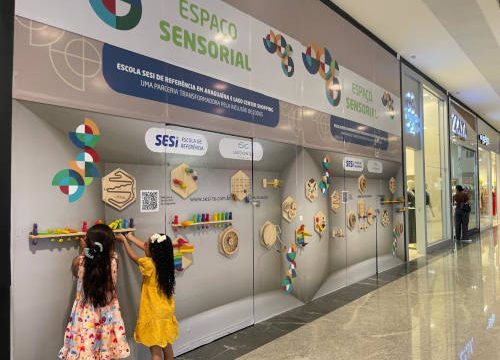 Espaço sensorial no Lago Center Shopping é dedicado à regulação emocional de crianças autistas
