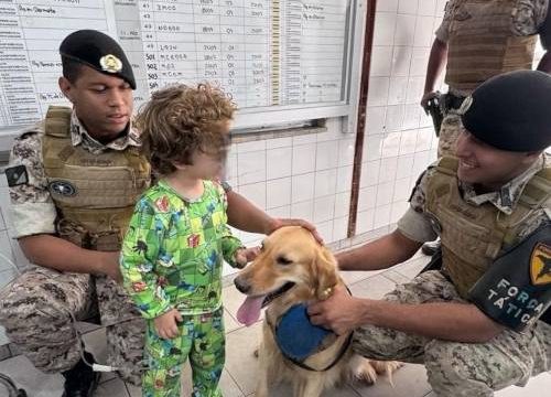 Terapia com cães é projeto recorrente no Hospital Municipal de Araguaína