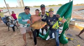 Caranha de 12 quilos e tucunaré de 45 centímetros são destaques no 1º Torneio de Pesca Esportiva Lago Vivo de Araguaína